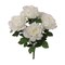 20" Rose Bush w/ 7 Silk Blooms - 2 Pack Lifelike Floral Décor